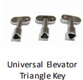 Universal Elevator Triangle Key