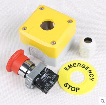 STOP button switch box
