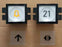 Elevator Push button AL-POB Lift parts 58*35mm - Elevators spare parts 